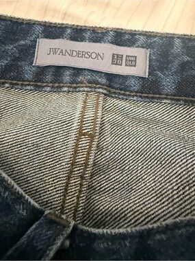 Uniqlo Blue Denim Jeans with Contrast Stitching